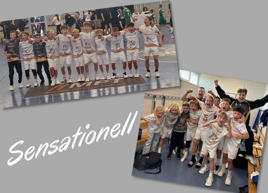 Sensationeller Heimsieg in einem extrem spannenden Kopf-an-Kopf-Handball-Duell.